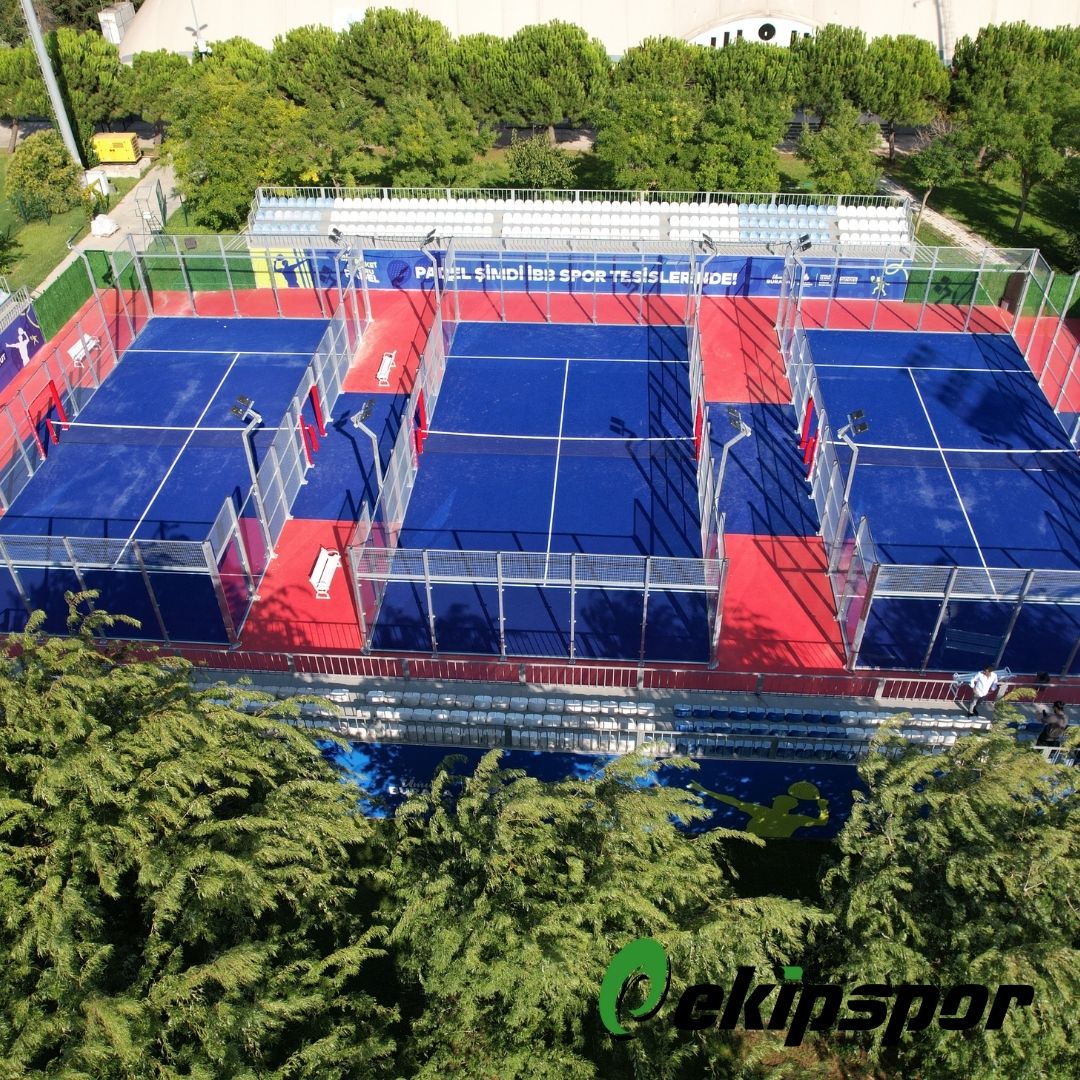 Padel tenis kortları