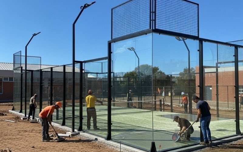 Okullar için Padel Kortu Uygulama Süreci
