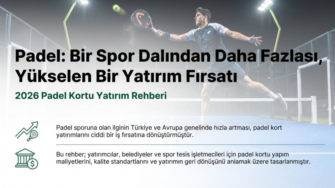 Padel Kortu Yapım Maliyeti 2026