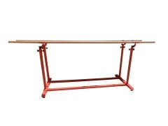 Paralel Bar Alanı Arabası ile Birlikte 120 x 350 x 120 – 185 cm